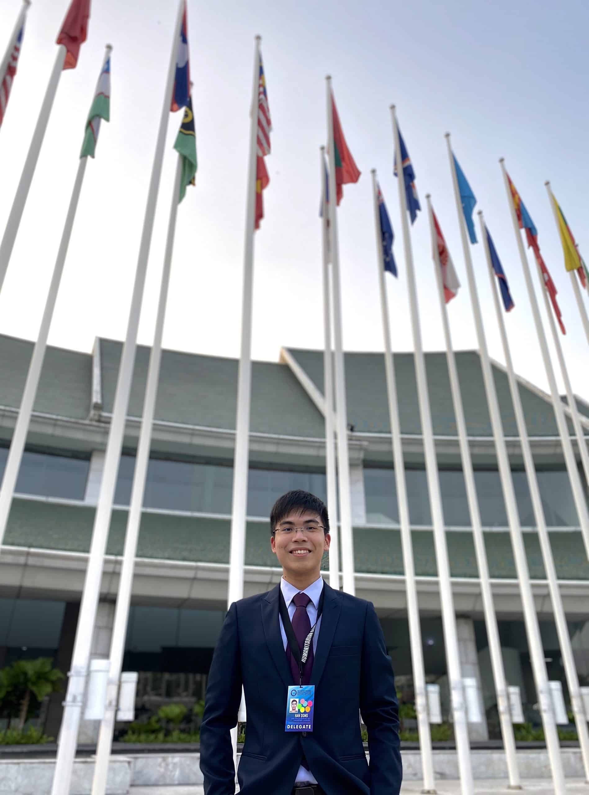 Han Dong at the 2020 Peace Summit, Bangkok